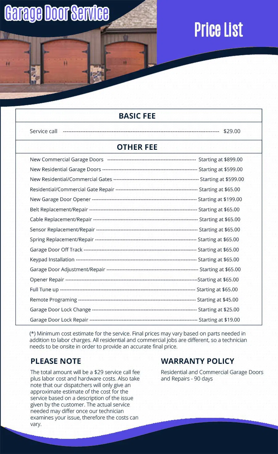 Neighborhood Garage Door Service Alexandria, VA 571-283-6698